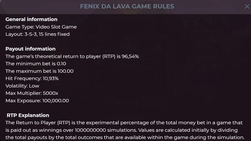 Fenix da Lava - निश्चित Mini, Minor, Major और Grand जैकपोट